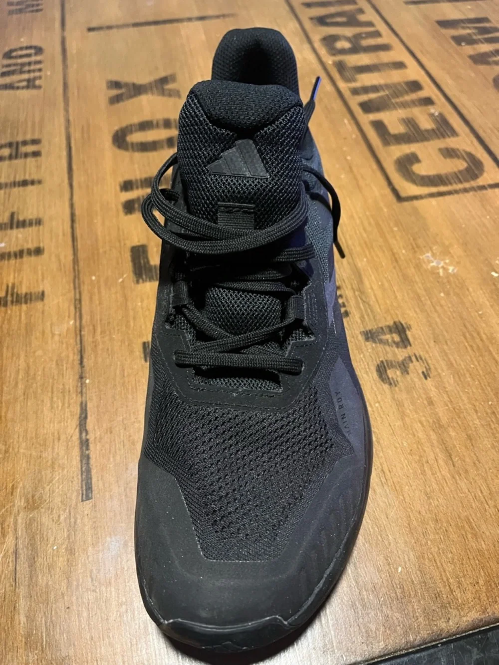 adidas Men's All-Black Athletic Running Shoes - Picture 2 of 3